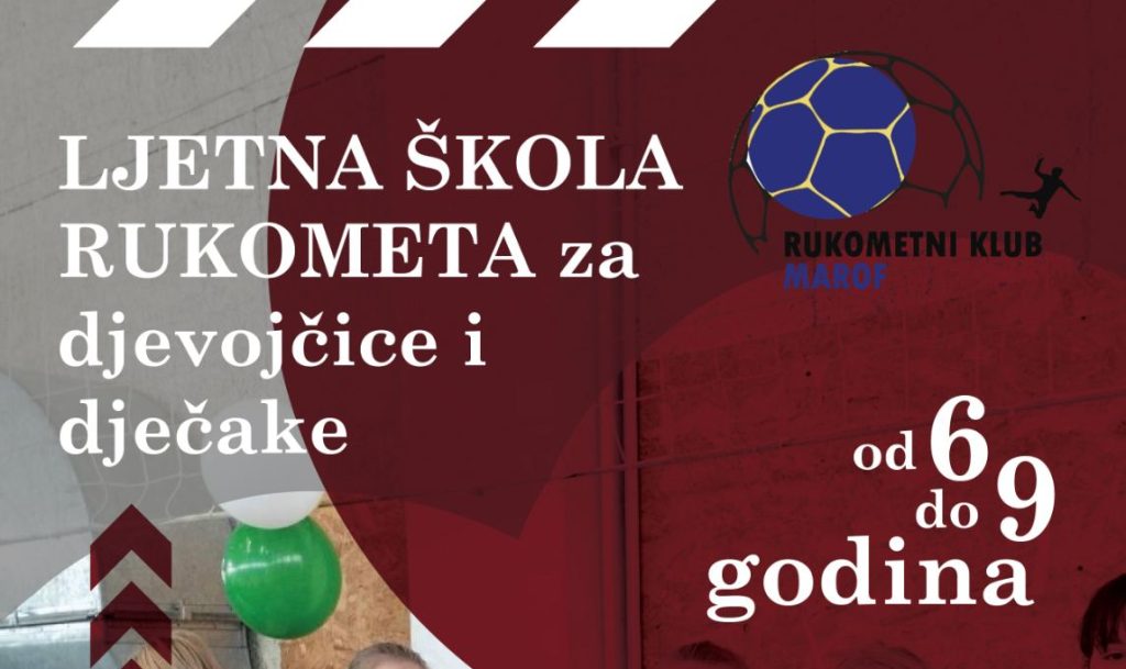 Ljetna škola rukometa za najmlađe u Novom Marofu